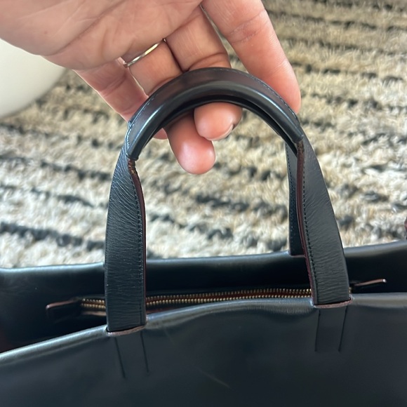 Loewe Black Leather Papelle Bag - Picture 9 of 16